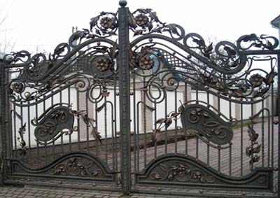 鐵藝大門安裝案例